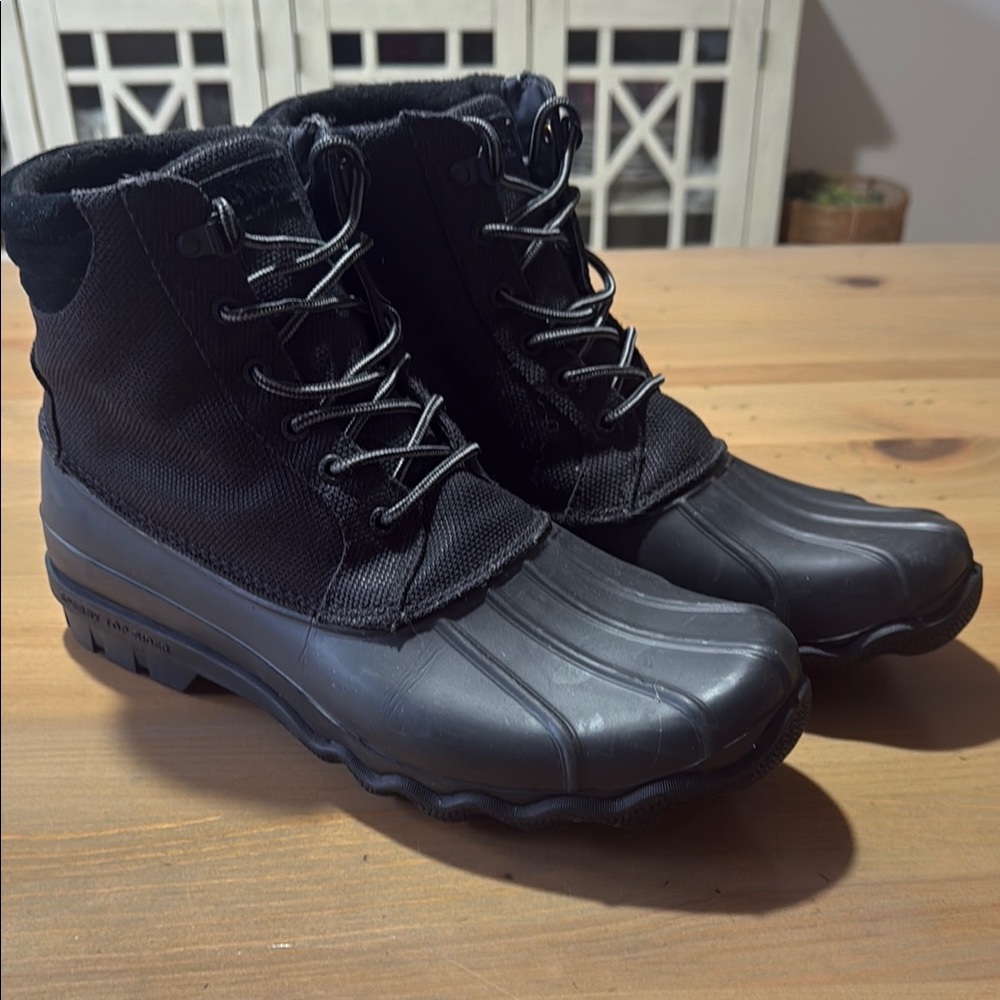 Men's Sperry Waterproof Boots, Black